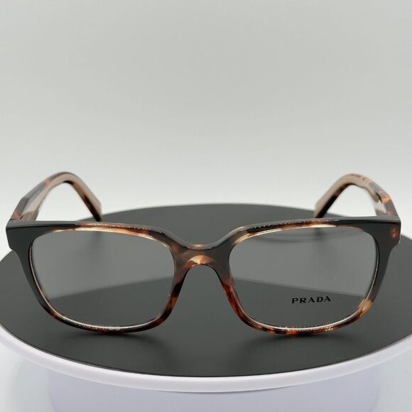 PRADA Eyeglasses Frames PR 17ZV 07R1O1 Caramel Havana Demo Lens 54 mm Women - Picture 3 of 12
